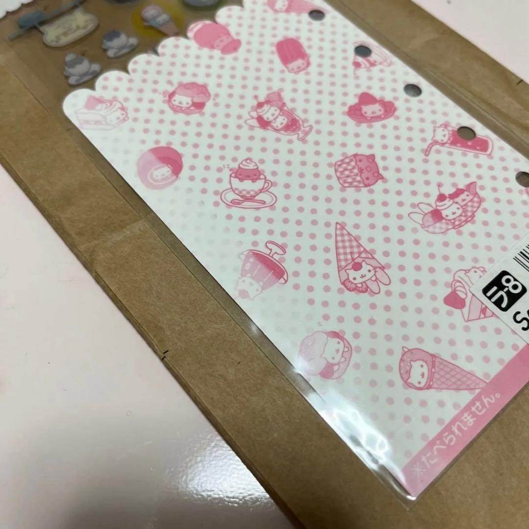 【当時物】にゃんにゃんにゃんこ シール5枚コンプリートセット