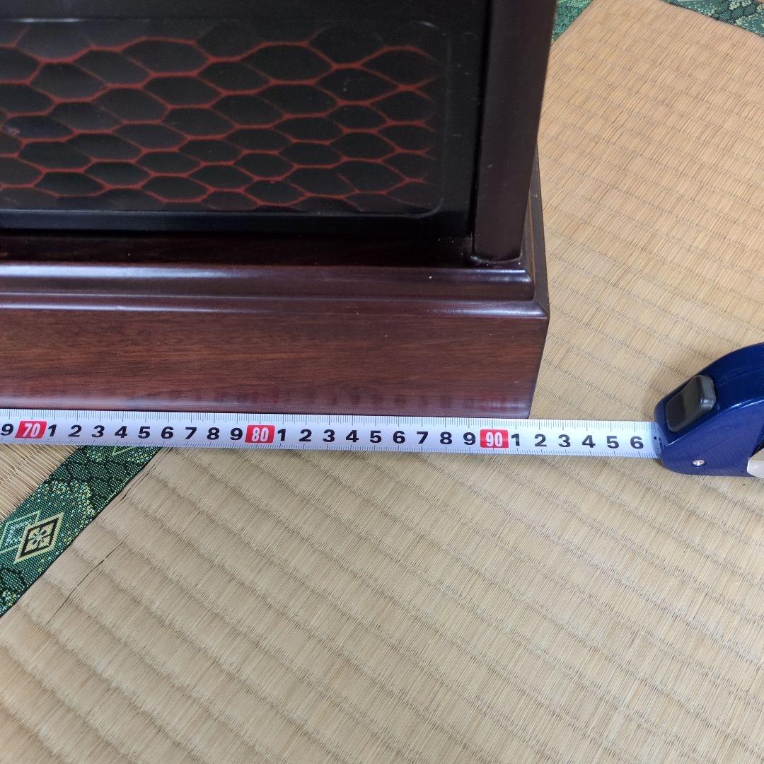 昭和レトロ 鎌倉彫 茶箪笥 和製 飾り棚 シェルフ アンティーク 骨董