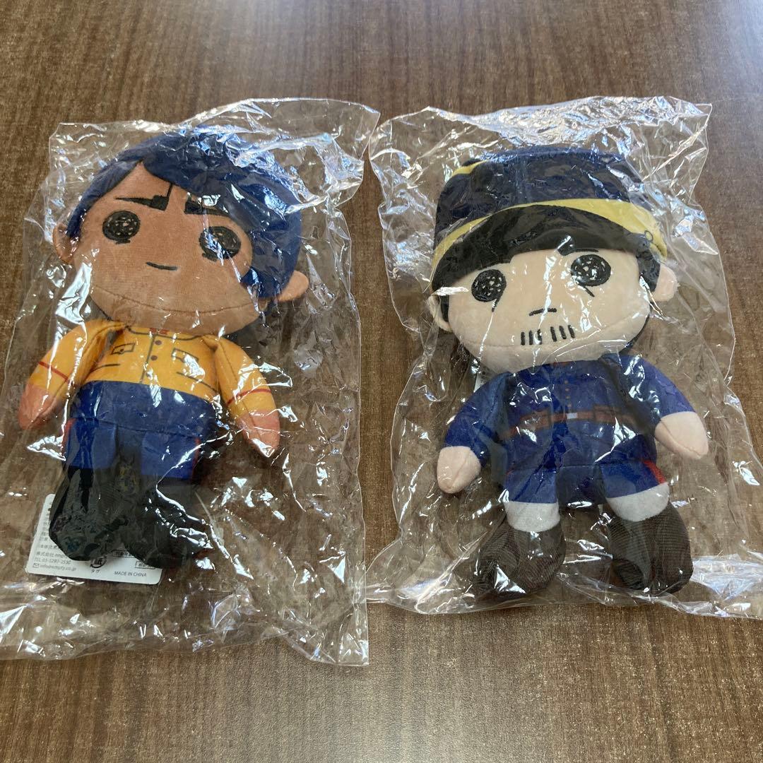 ゴールデンカムイ　鯉登　月島　pluppy　ぬいぐるみ　鯉登少尉　月島軍曹