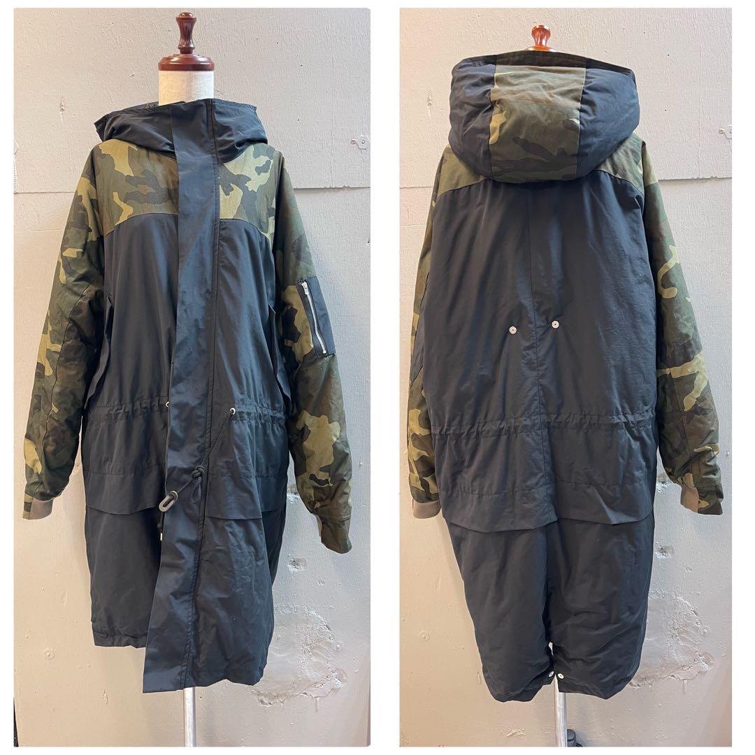 SWAGGER スワッガー 日本製 2way 迷彩 カモフラ切替 モッズコート