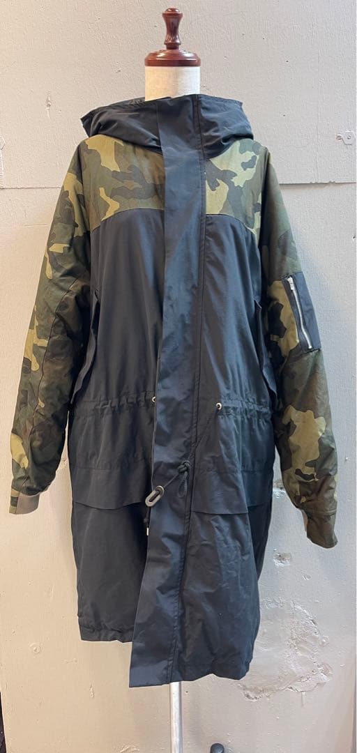 SWAGGER スワッガー 日本製 2way 迷彩 カモフラ切替 モッズコート