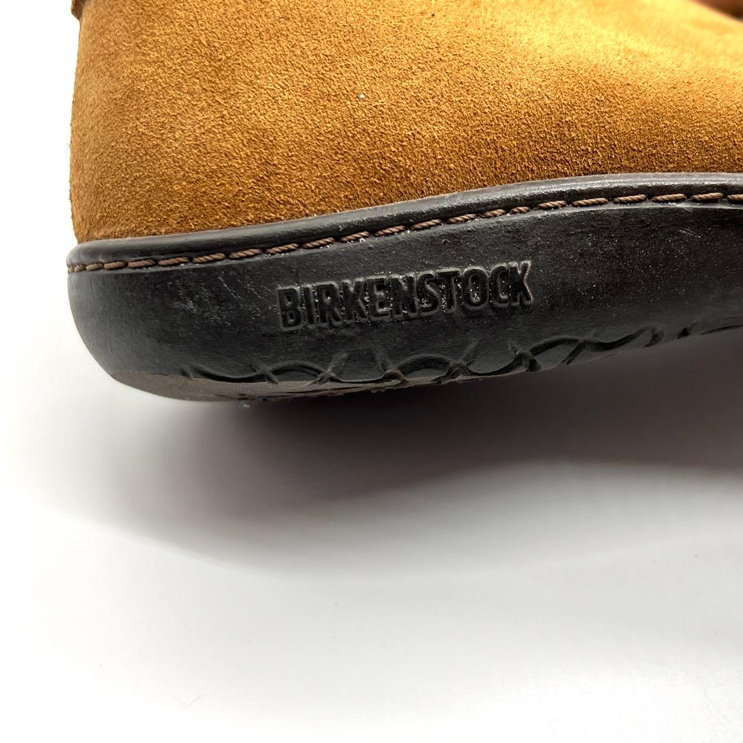 【美品】ビルケンシュトック 38 24.5 スカルバ ミドル 本革 スエード