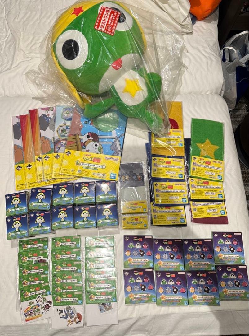 ケロロ軍曹 ぬいぐるみとカードセット