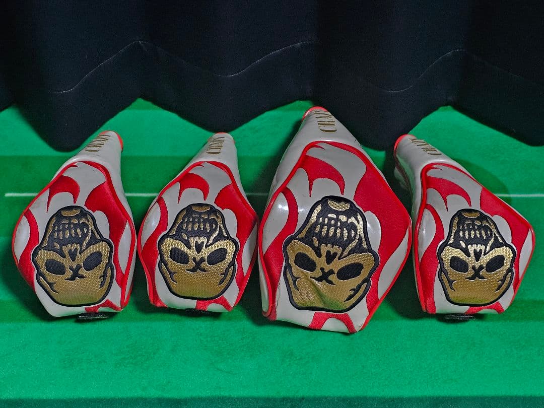 CRAZYキャディーバック ヘッドカバー付き