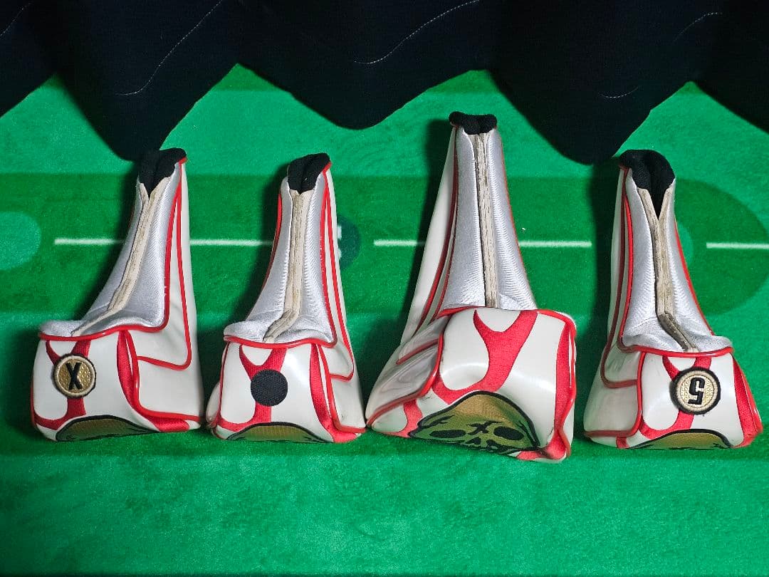 CRAZYキャディーバック ヘッドカバー付き