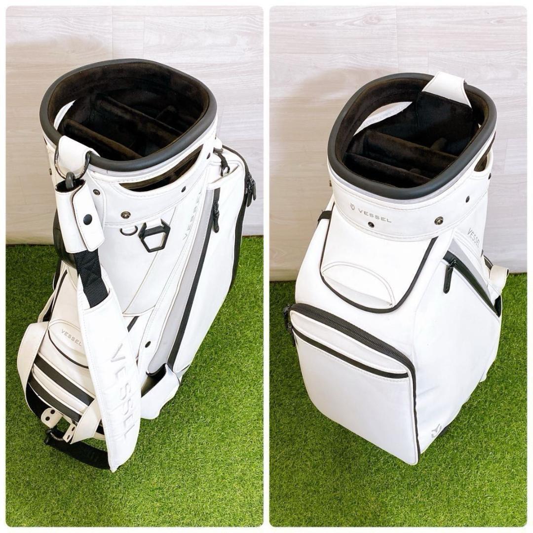 高級 VESSEL PRIME ベゼル キャディバッグ 3点式 カート 9型