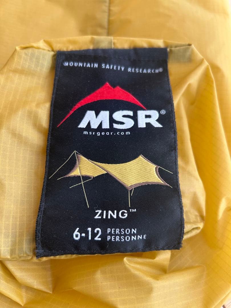 MSR ZING ジング　タープ 6-12人用