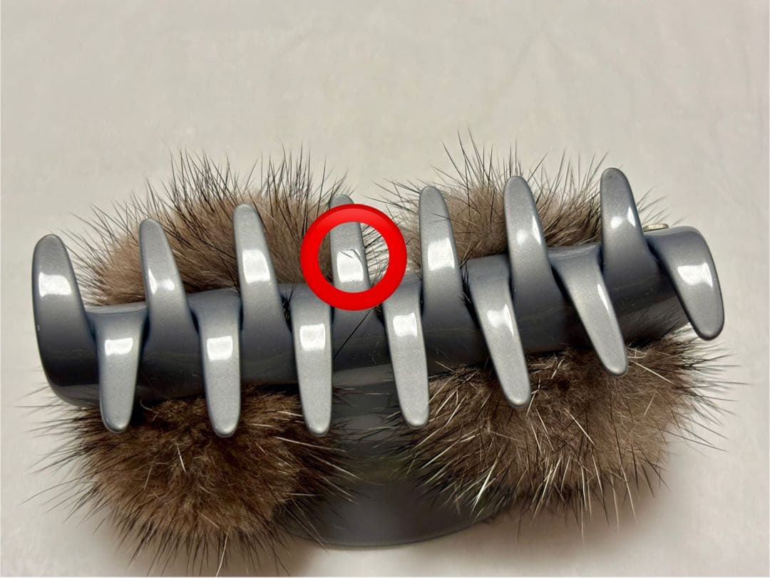 アレクサンドゥパリ❤︎ミンクファー ヘアクリップ