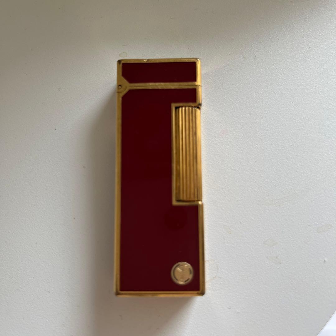 ダンヒルライター　ダンヒル　 ★希少ローラガスライター　ボルドーラッカー