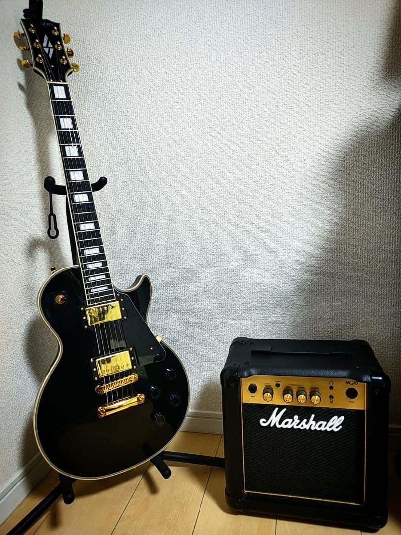 【土日限定割引】レスポール カスタム blc500 マーシャルアンプ アクセ付