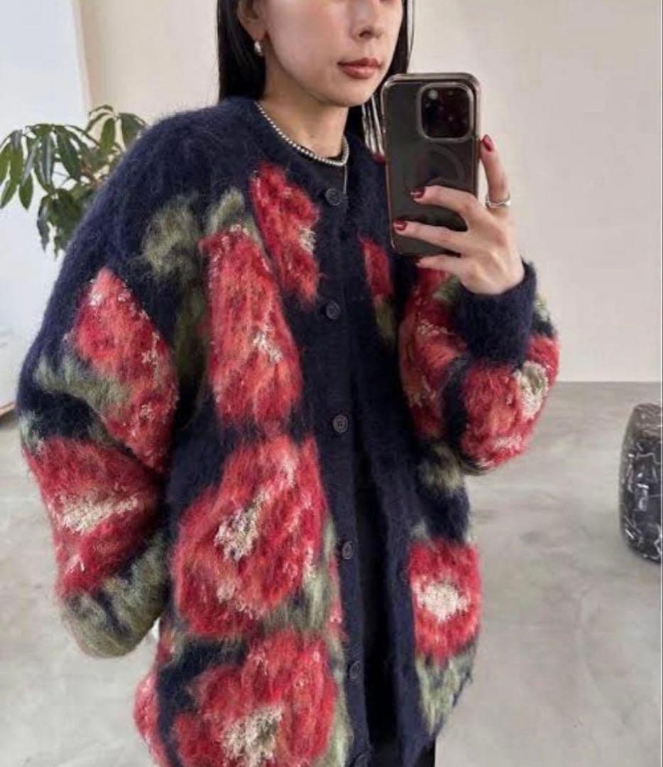 2601042 VERONICA JACQUARD KNIT CARDIGAN