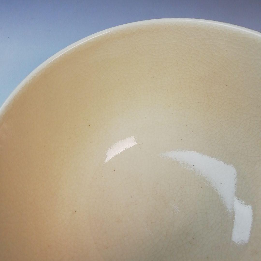 Ｓ８１５　茶碗　『色絵　秋草』『岡田佳山』　共箱　抹茶碗　茶道具