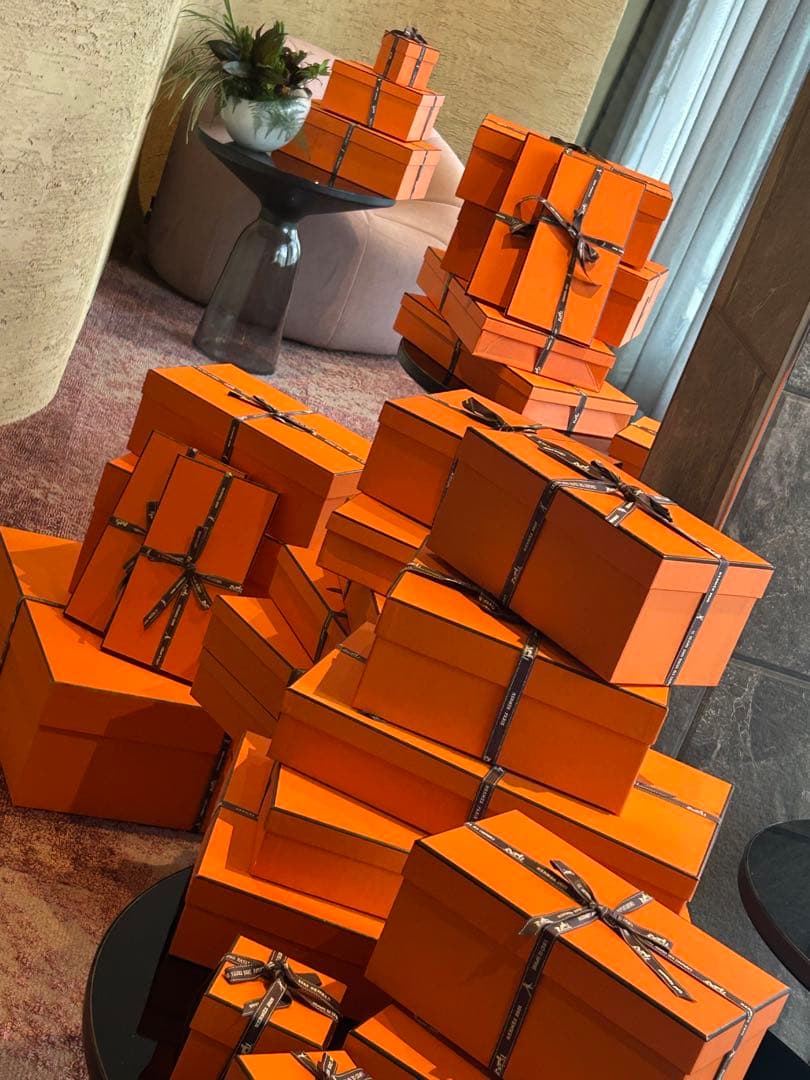 エルメス ギフトボックスとバッグ セット