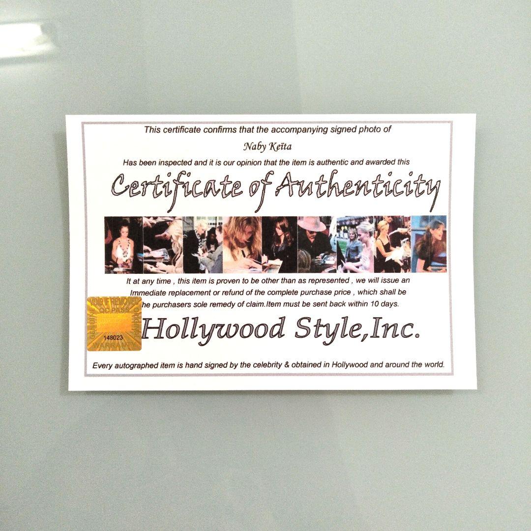 セール中…ナビ・ケイタ直筆サイン入り超大型写真…Naby Keta…