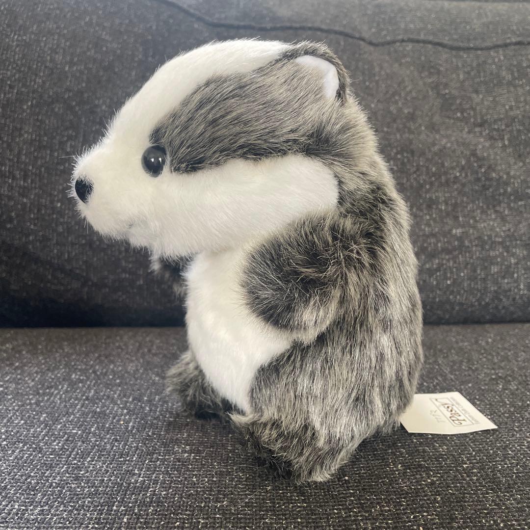 【昭和レトロ】ファースト社　アナグマぬいぐるみ　美品