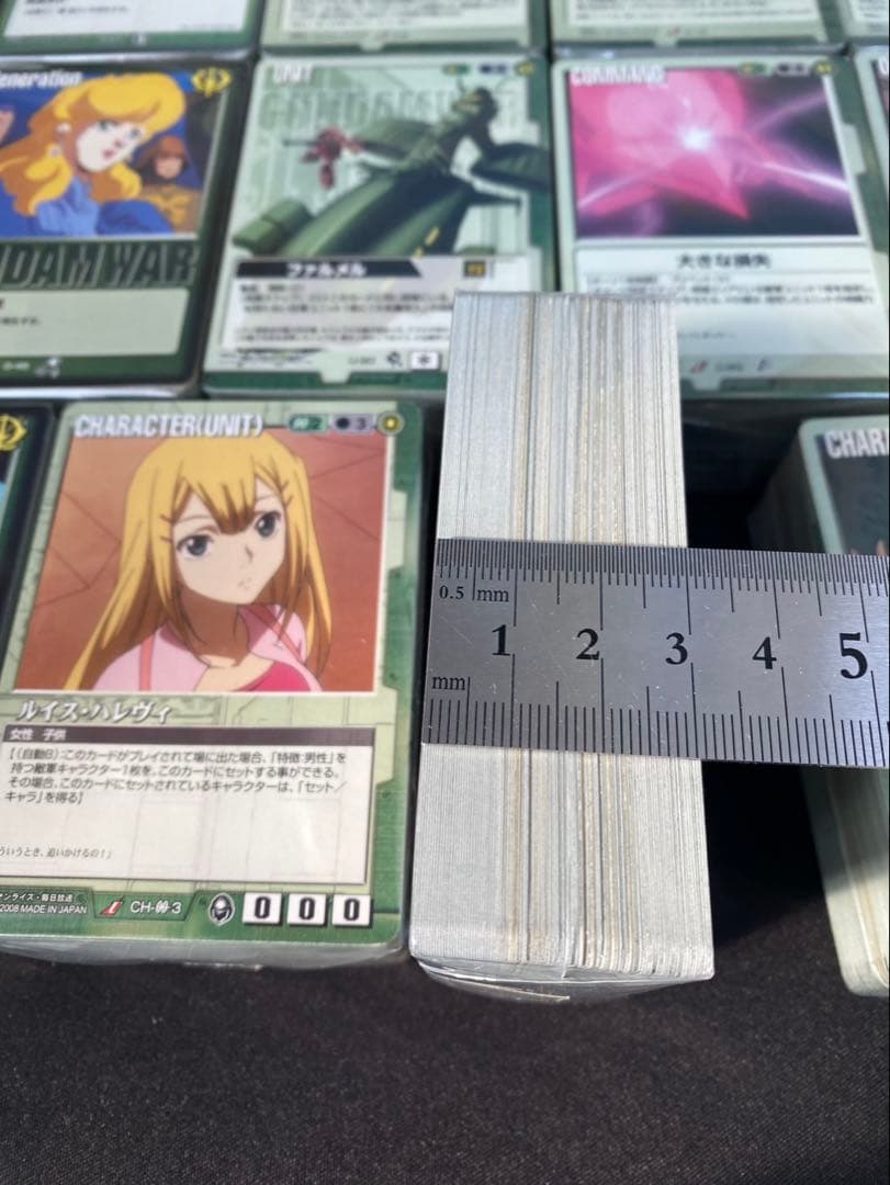 ガンダムウォーカード 緑まとめ売り⑤約3000枚 対ガンダム調査隊など