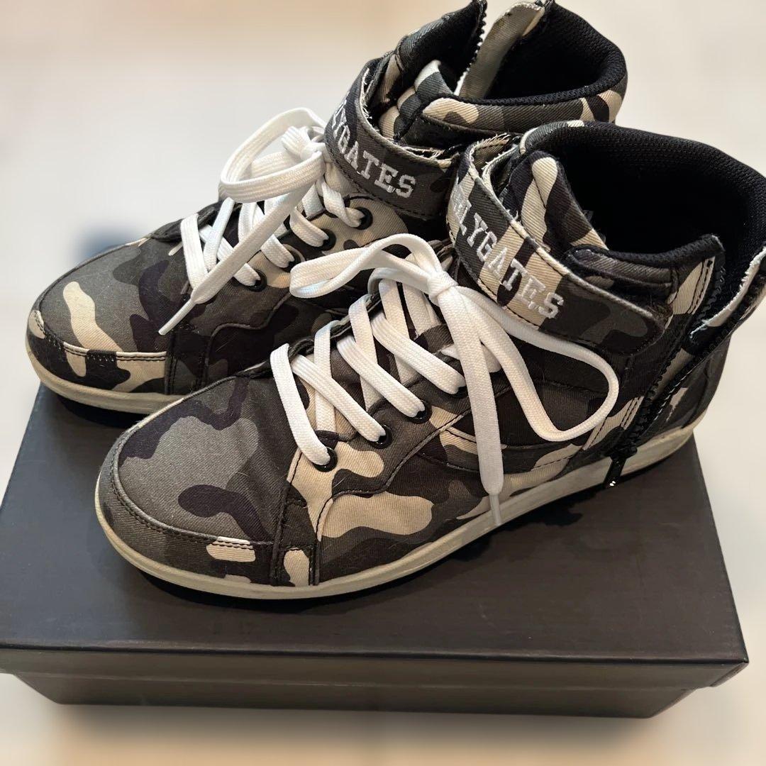 PEARLY GATES カモフラージュ ハイカットスニーカー　ゴルフシューズ