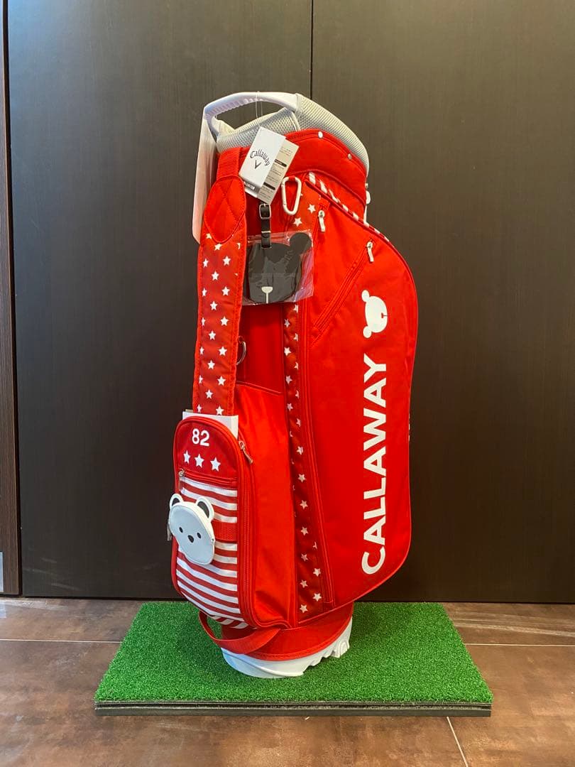 callaway キャロウェイ ベアスタンド キャディバッグ レッド 女性用