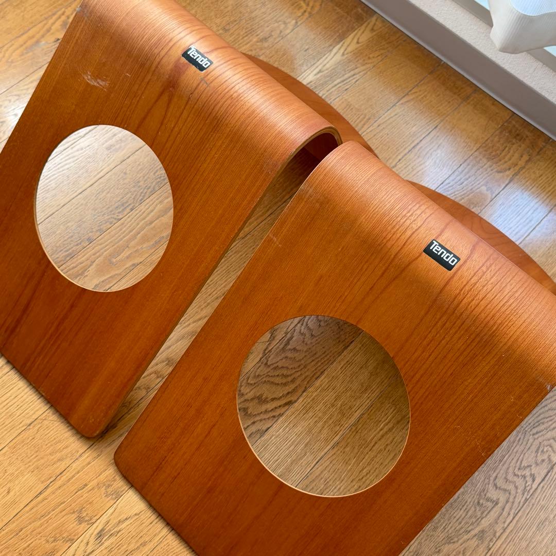 天童木工 座椅子 2脚セット