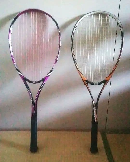 軟式テニスラケット(前衛用) 2本セット