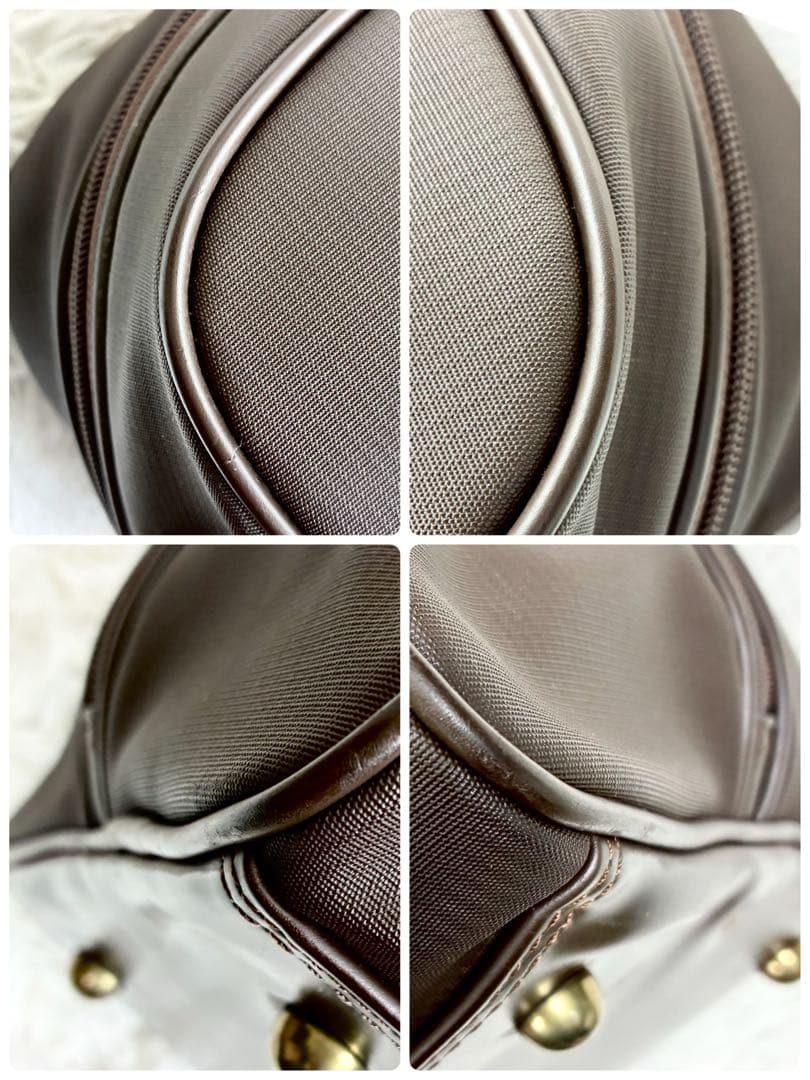 【未使用級】 バーバリーゴルフ ボストンバッグ 2way ブラウン ノバチェック