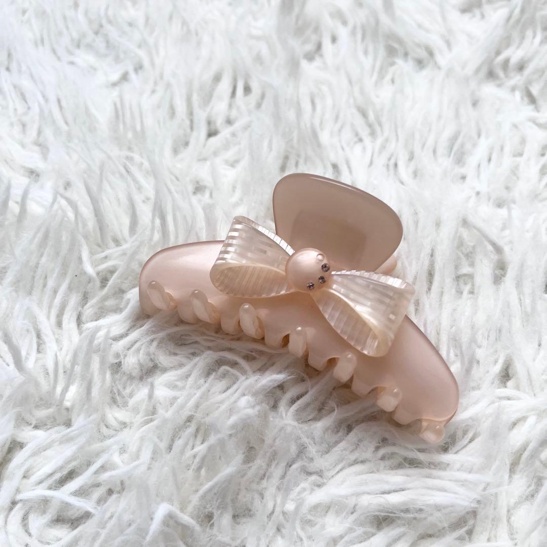 Alexandre De Paris ヘアクリップ リボン ラインストーン