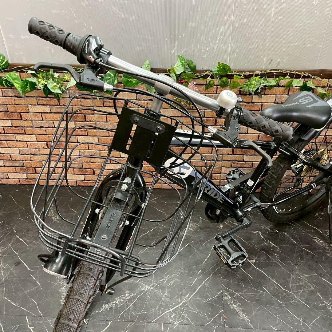 【91】子供用自転車 子供車 DRIDE ブラック 22インチ