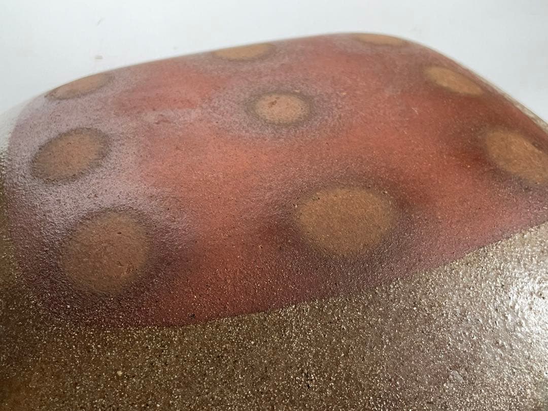 陶芸家　船木研兒　船木研児　舩木　三彩釉線彫　大鉢　オーバル皿　角皿　緑釉