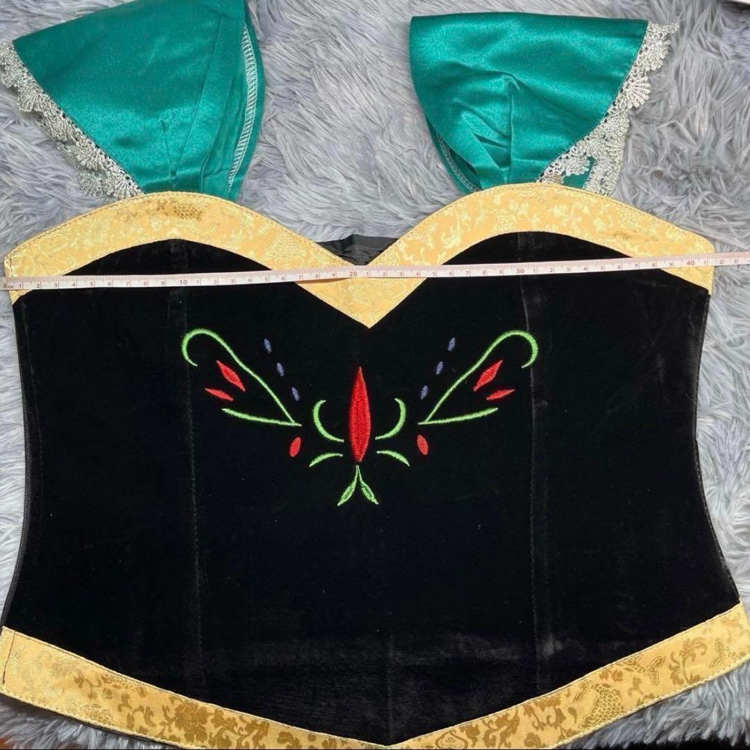 S】　アナ コスプレ アナ雪 風 大人 仮装 　衣装　ハロウィン　ディズニー