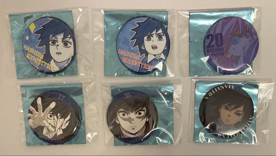 柱展 エモーショナル缶バッジ 冨岡義勇 6点 新品