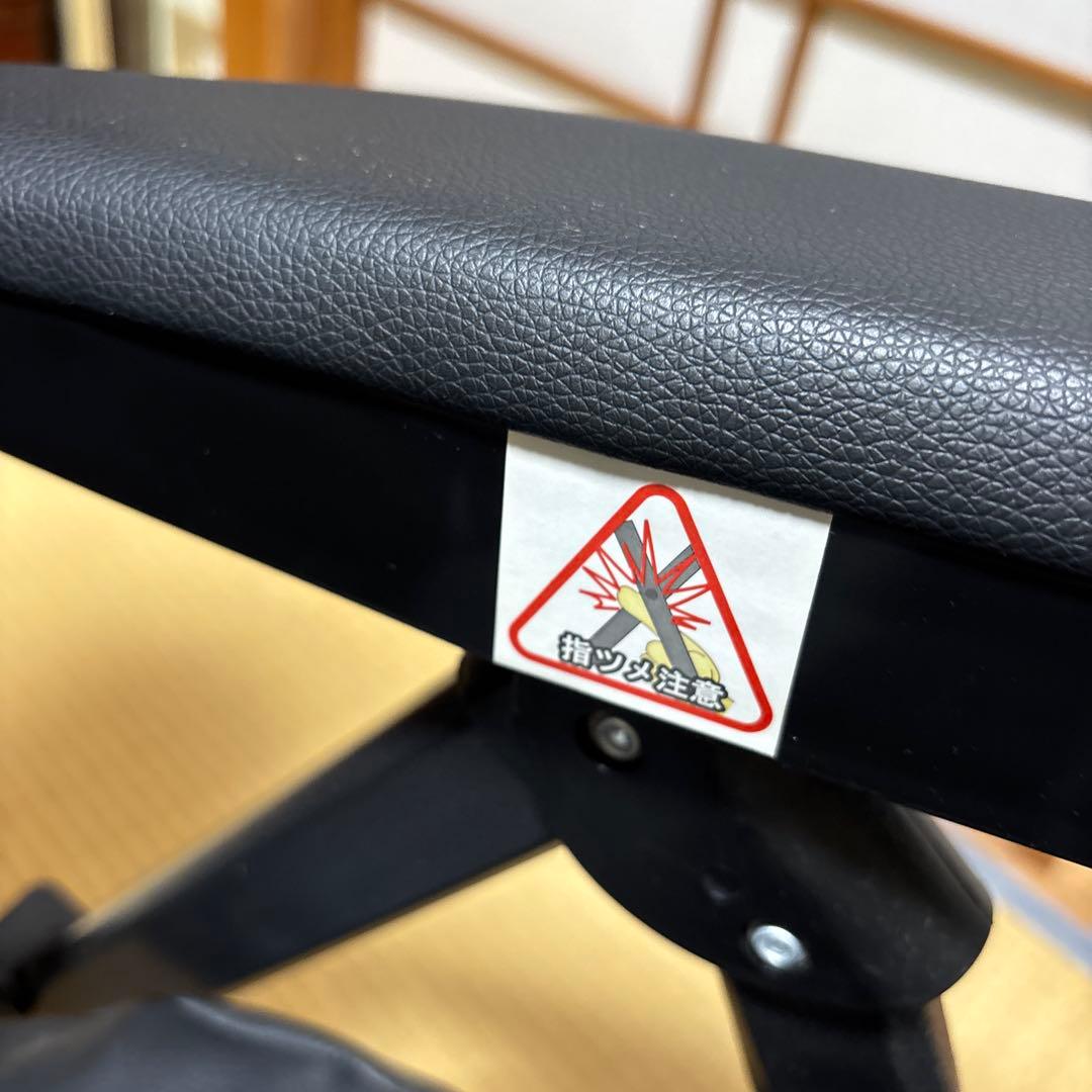 【美品】リクライニングチェア ブラック 合成皮革　1人掛け　折りたたみ