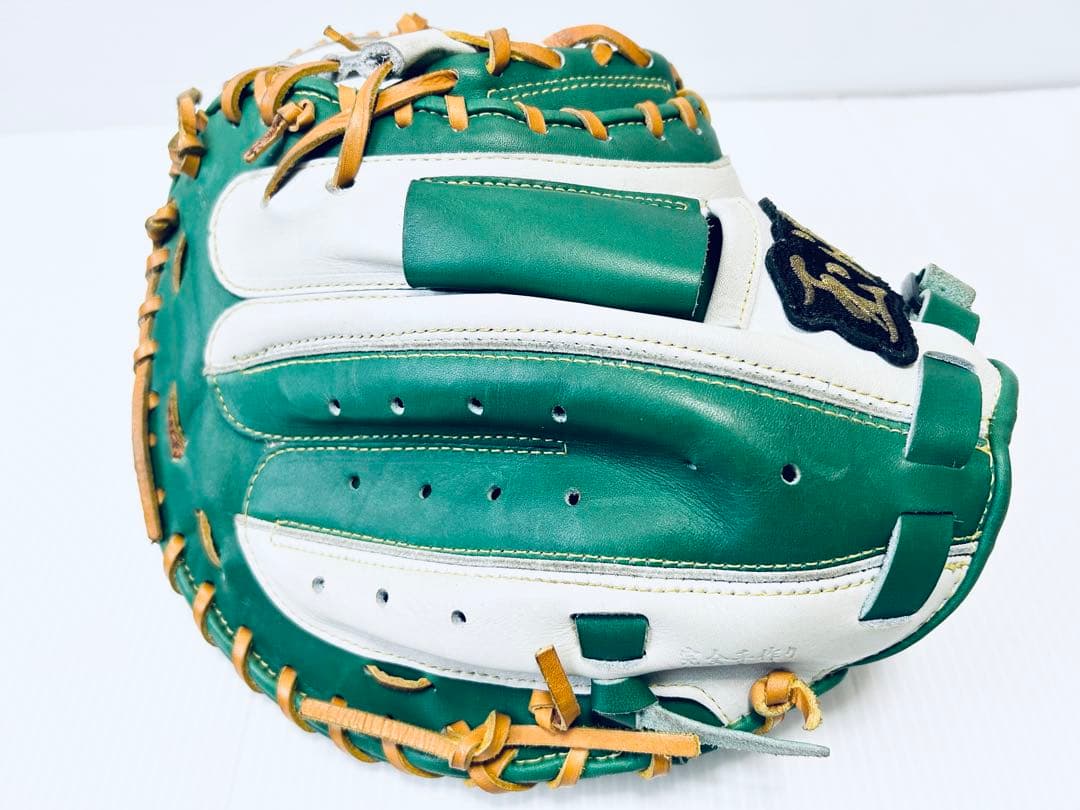 日本製 玉澤 タマザワ 特別仕様 キャッチーミット 緑白