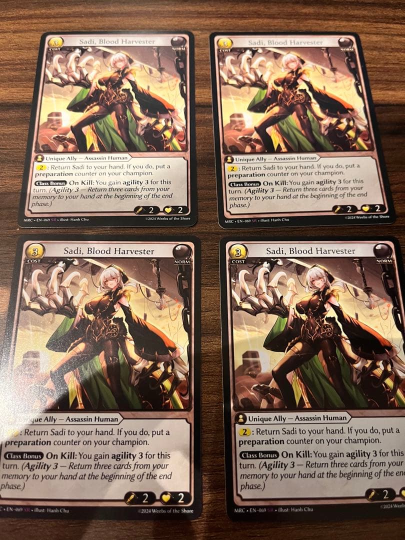 Sadi, Blood Harvester 4枚 grand archive