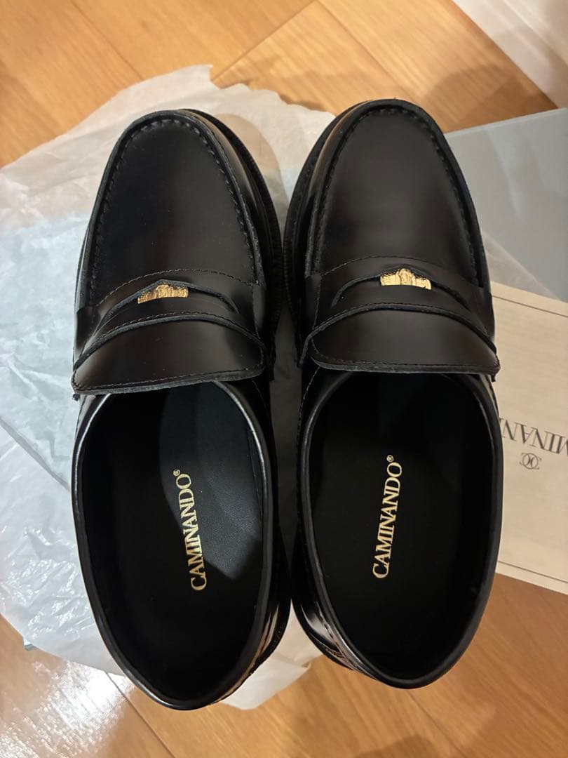 【新品未使用】【別注】 CAMINANDO カミナンドレザー ローファー