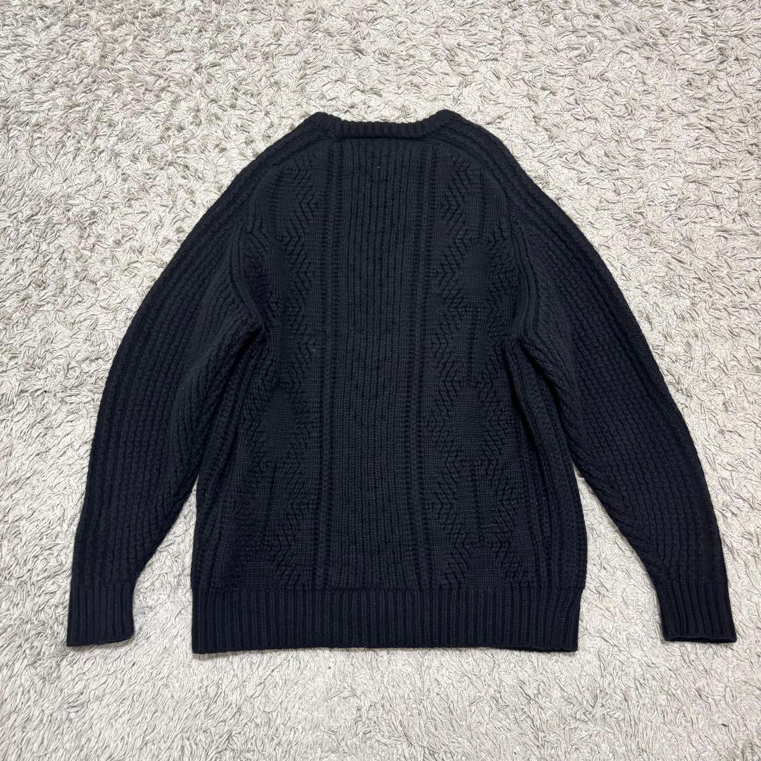 Steven Alan フィッシャーマン ニットMスティーブン•アラン ブラック