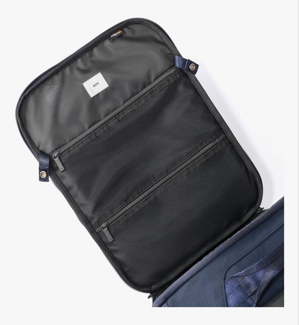 ace. エース　ナイロン製スーツケース　機内持ち込みサイズ 33L ネイビー