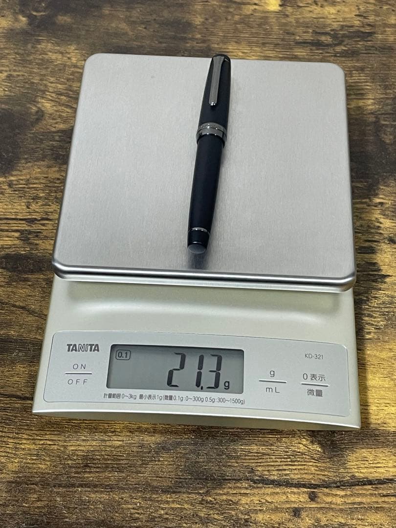 試筆のみ　インペリアルブラック　21金　細字　プロフェッショナルギア　万年筆