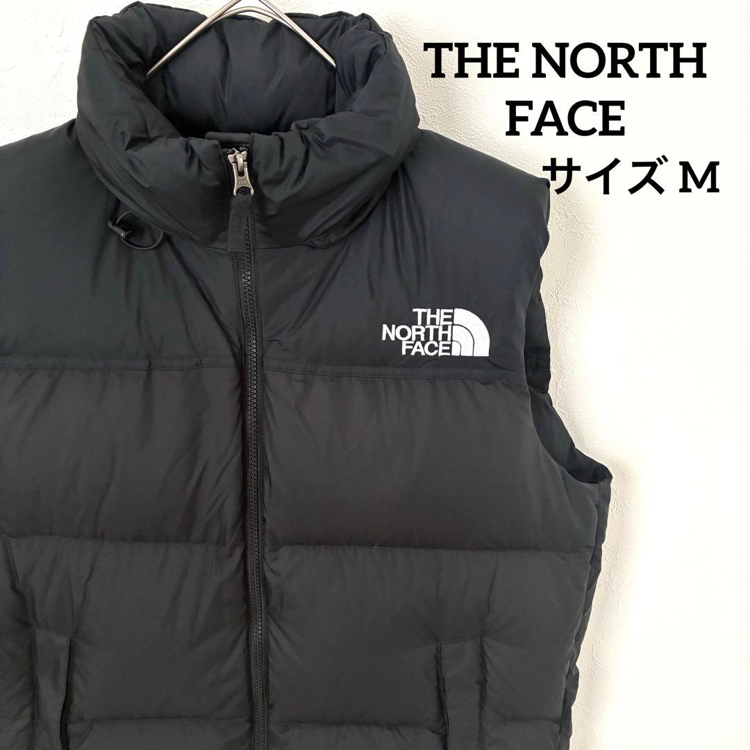 りりり美品 THE NORTH FACE ダウンヌプシベスト M　ブラック
