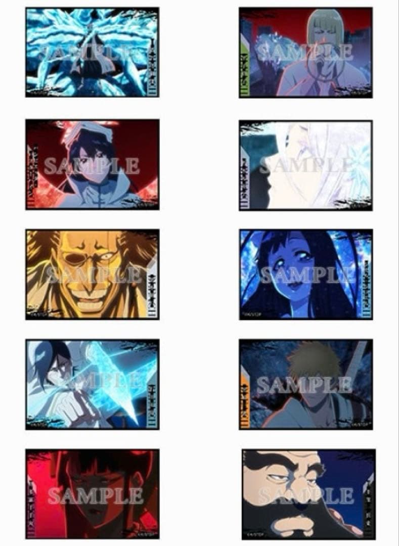 BLEACH　千年血戦篇　トレーディングスクエア缶バッジ　全10種