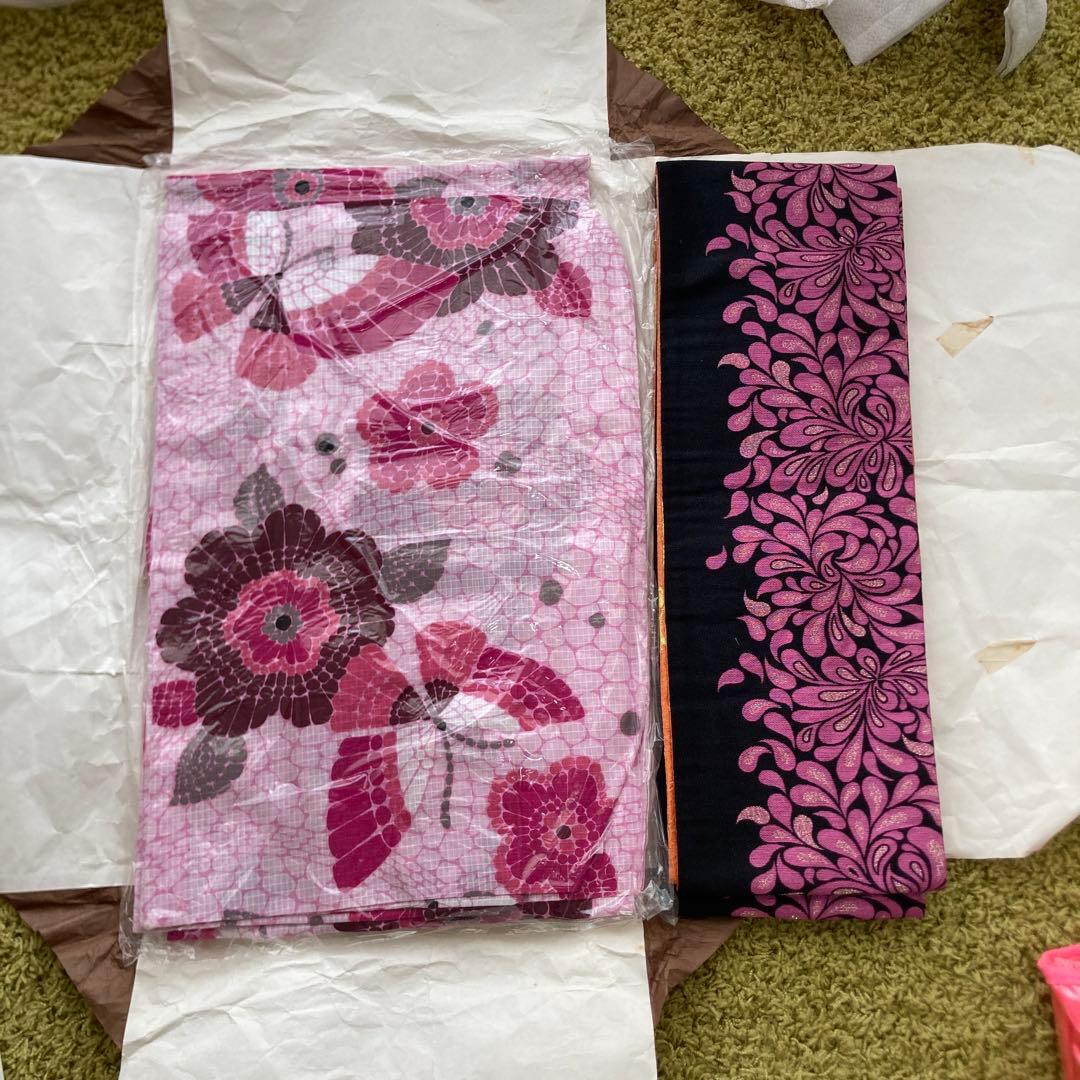 お値下げ！アナスイ 浴衣 帯 ピンク 着付けセット　百貨店購入