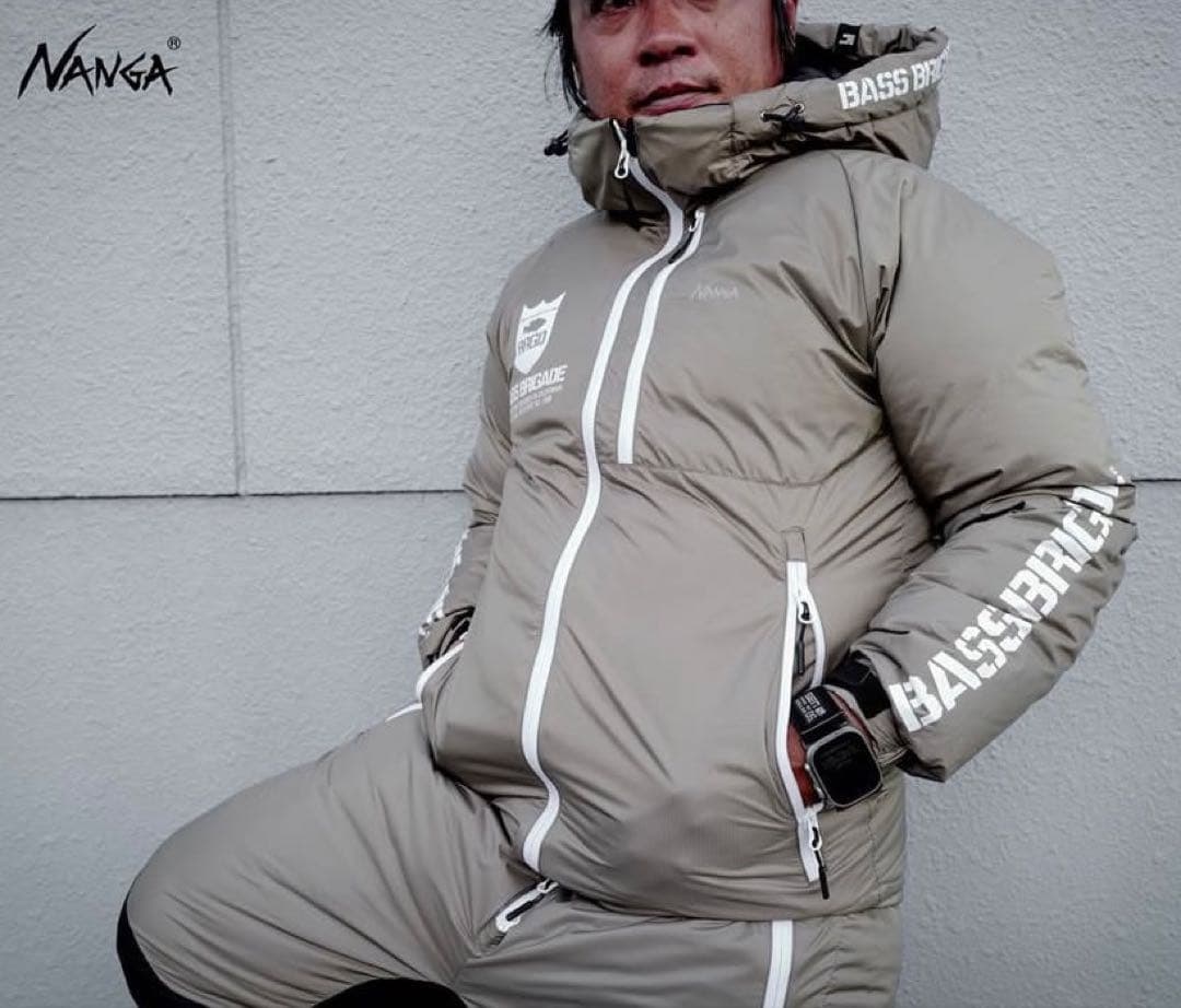 超美品！BASSBRIGADExNANGA 2025yオーロラダウンセットアップ