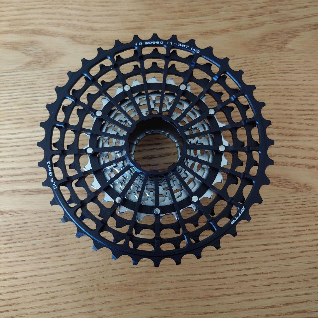 超軽量 12s スプロケット(11-36T, HG, 約162g)