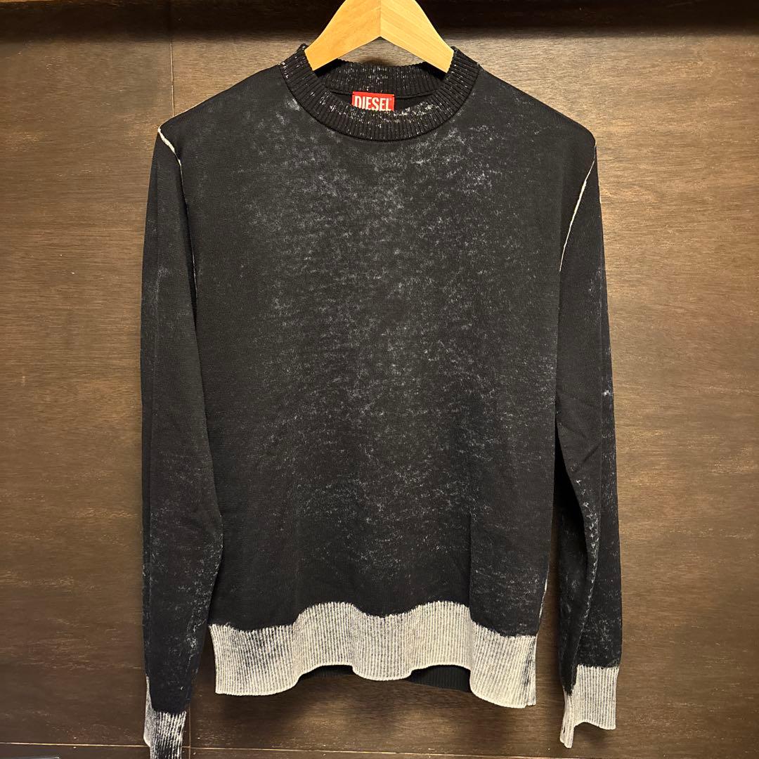 DIESEL ブラック ニット・セーター