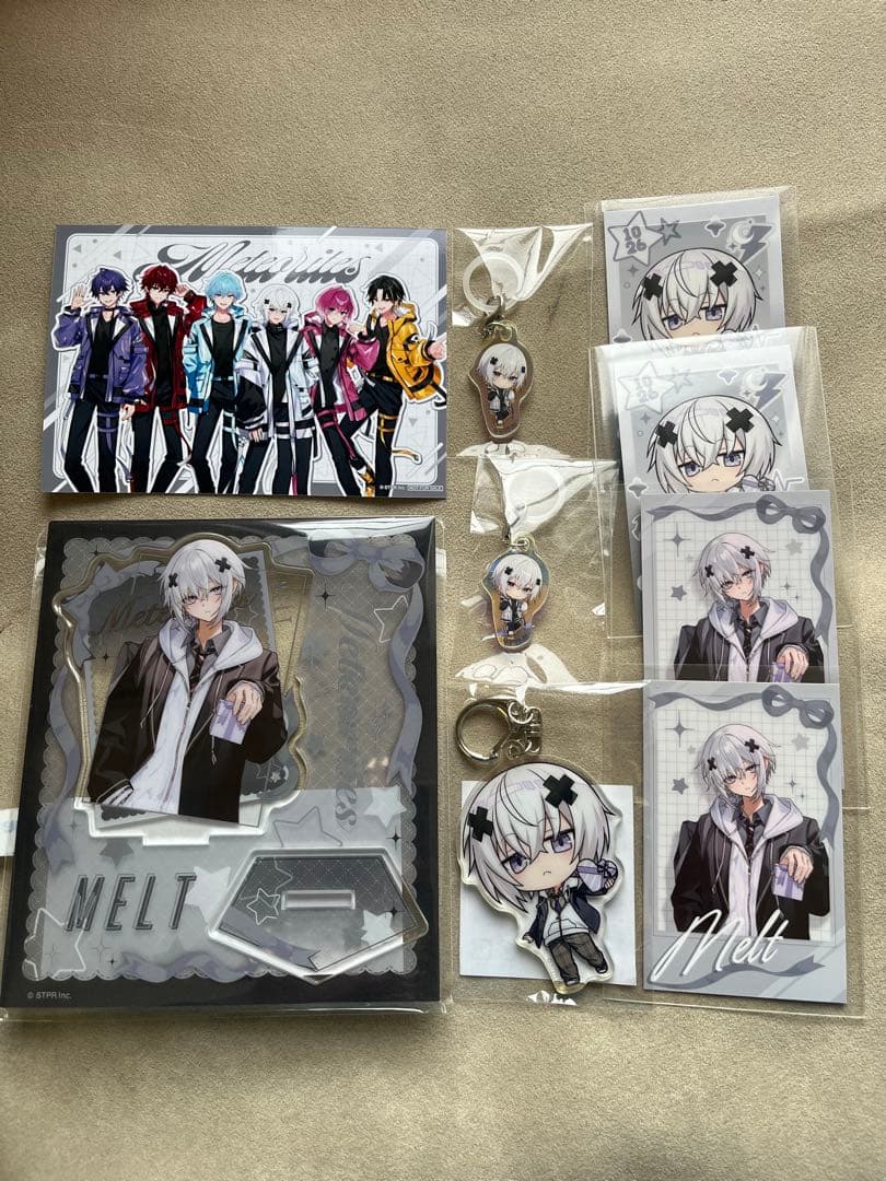 めておらメルトくん バレンタイン アクスタ　アクキーカードチャームアニメイト特典
