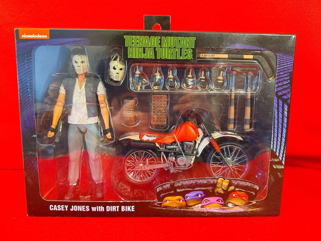 タートルズ ケイシー・ジョーンズ バイク 付属 Neca フィギュア 海外限定