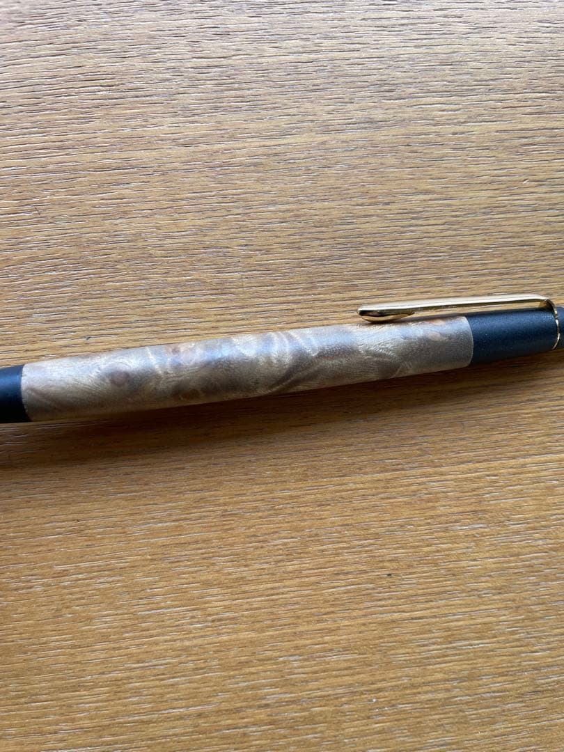 野原工芸　ボールペン　マーブルウッド　旧型