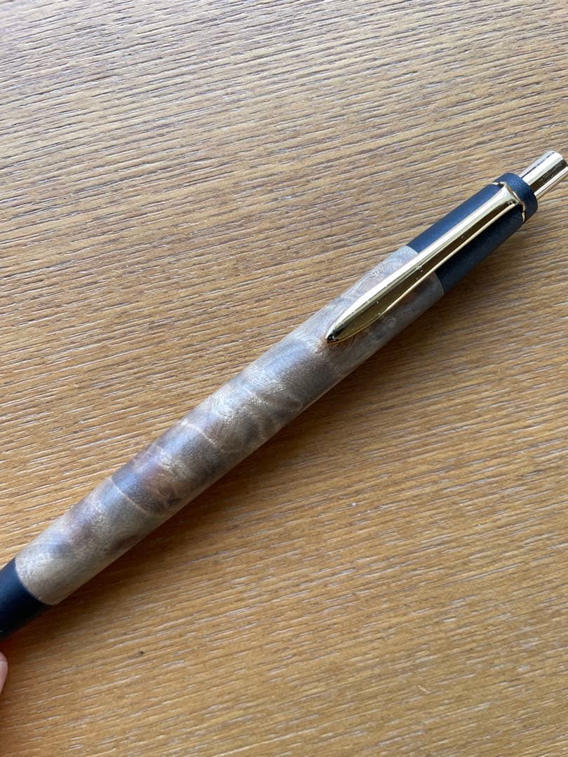 野原工芸　ボールペン　マーブルウッド　旧型