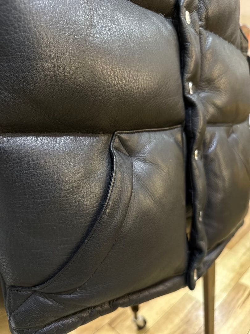 【希少サイズ】REAL McCOY DOWN VEST / DEERSKIN