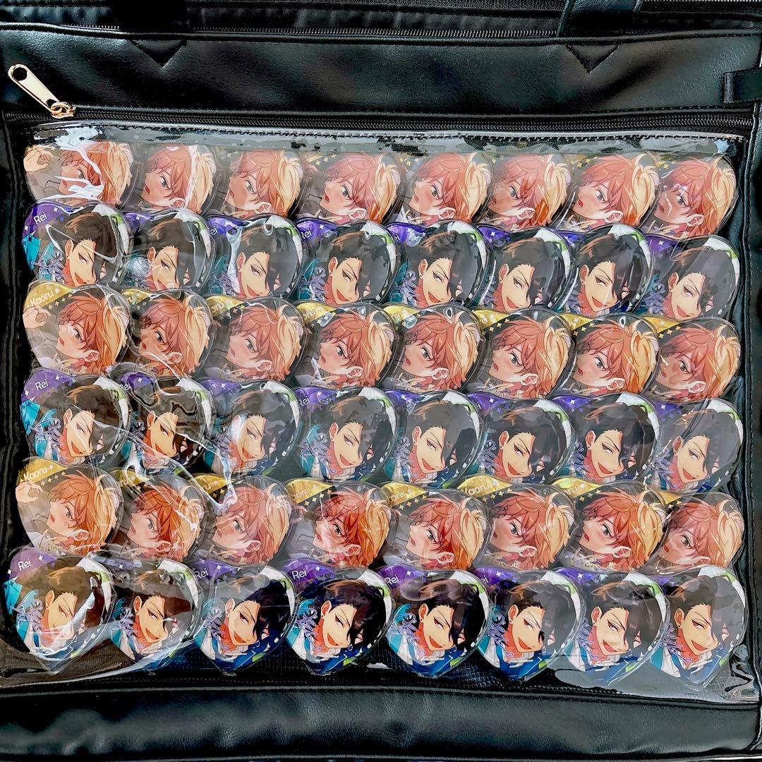 あんスタ 中国 宝石心晴缶バッジ 朔間零 羽風薫 WEGO 痛バッグ