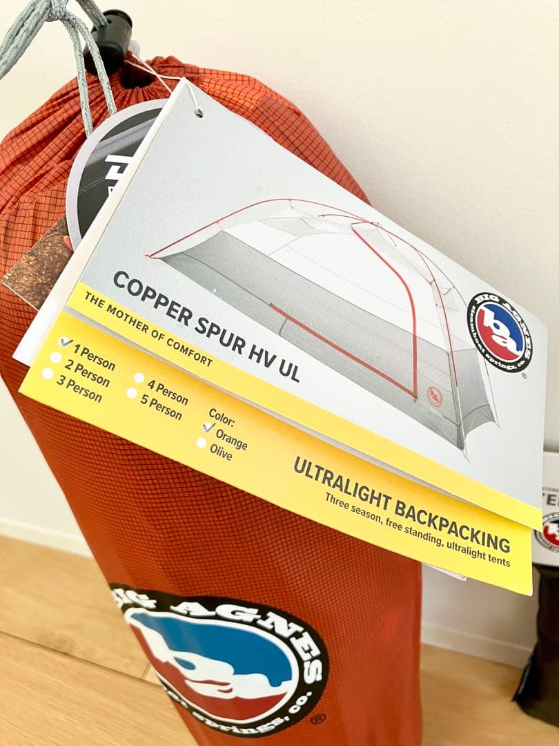 【新品・未使用】ビッグアグネス コッパースプール HV UL1 フットプリント付